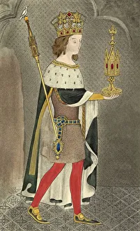 Sample of painting from St Stephen's Chapel