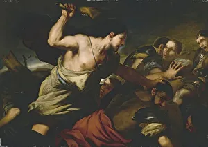 Samson slaying the Philistines