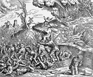 Samson Strikes a Philistine Army