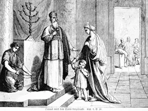 Samuel is offered to the Lord, group