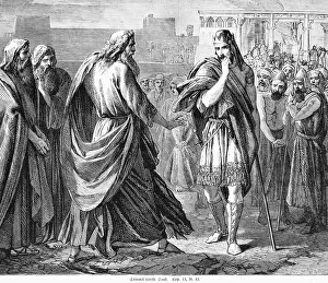 Samuel rebukes Saul, rebuke, foolish
