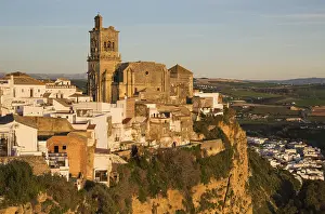 San Pedro church on a limestone crack
