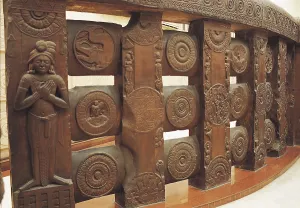 Sanchi stupa replica in museum, india, asia