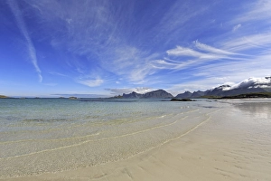 Sandbotnen, bay at Selfjorden, near Fredvang