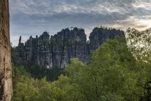 Sandstone cliffs of Saxon Switzerland