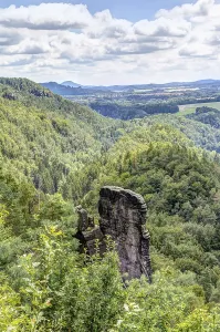 Sandstone mountains the Saxon Switzerland National Park