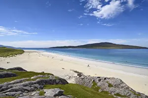 Sandy beach beach on the Luskentyre Peninsula