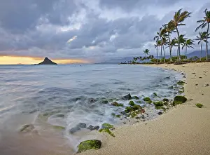 Sandy beach at Kualoa Regional Park