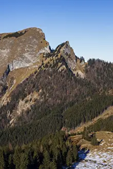 Framed Print : Sankt Wolfgang, Vormaueralm with Schafberg