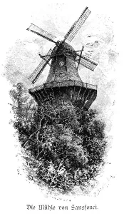 Mill of Sanssouci, Potsdam near Berlin
