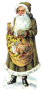 Santa Claus, historical illustration