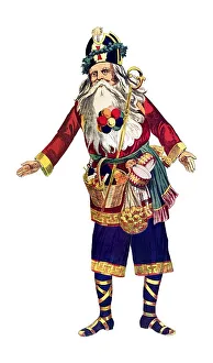 Santa Claus, historical illustration