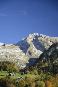 Santis with transmitter tower
