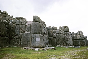 Saqsaywaman or Sacsayhuaman, Inca citadel Cuzco, Peru, South America 1962, South America