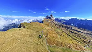 The Sas Rigais and Furchetta peaks of the Odle Group