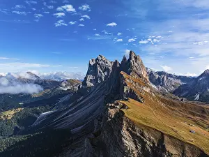 The Sas Rigais and Furchetta peaks of the Odle Group