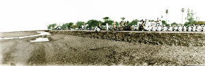 Satyagraha being controlled by armed forces and stopped from entering Dharasana Salt Works, India, Asia, May 21, 1930, Asia