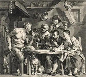 A satyr, hybrid creature of Greek mythology