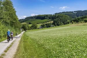 Sauerlandring cycle path, an 84 km long circular cycle path between the towns of Finnentrop