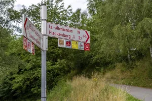 Sauerlandring cycle path, an 84 km long circular cycle path between the towns of Finnentrop