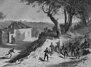 Saxon outpost in front of Fort Noisy