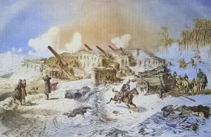 Saxon siege battery, 24-pounder