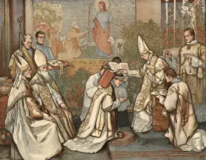 Scene from biblical history, episcopate