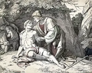Scene from the biblical story