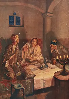 Scene from the biblical story, On the Day of Jesus Resurrection