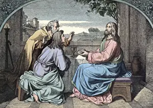 Scene from the biblical story, On the Day of Jesus Resurrection