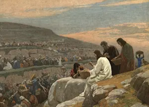 Scene from the biblical story, Dining in the Desert