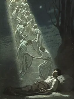 Scene from the biblical story, Jacob's dream