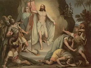 Scene from the biblical story, The Resurrection of Jesus Christ