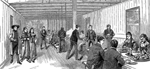 Scene on an English emigrant ship