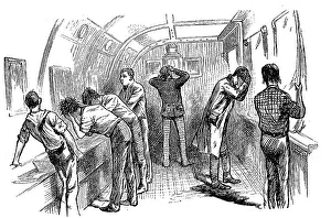 Scene on an English emigrant ship