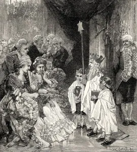 Scene from EPIPHANIAS, a poem by Johann Wolfgang von Goethe