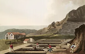 Scene from everyday life in England around 1810