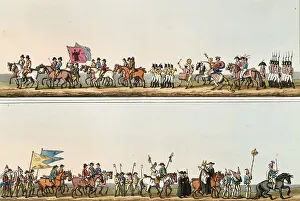 Scene from everyday life in England around 1810