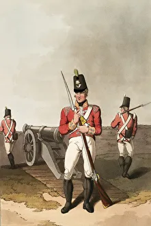 Scene from everyday life in England around 1810