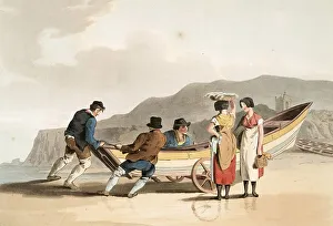 Scene from everyday life in England around 1810