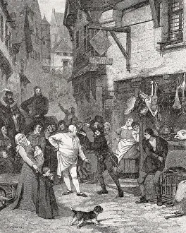 Scene at rue aux Ours, Paris, France