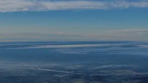 The scene shows an extended view of the landscape