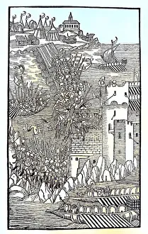 Scene from the Siege of Rhodes
