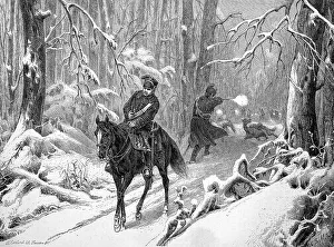 Scene from the winter campaign of 1870