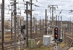 Scenery around the Metz-Ville station