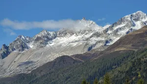 Scenery around the Saint-Gotthard Massif