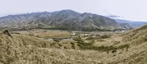 Scenic panorama of cloudy valley in Arunachal Pradesh