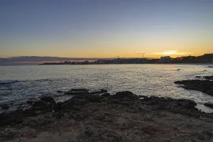Scenic sunset over the rocky coastline in Mallorca