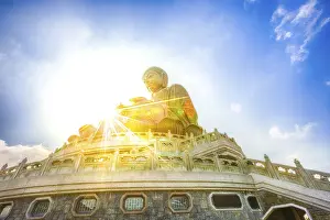 Scenic Tian Tan Buddha or Big Buddha