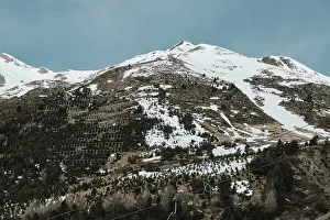 Scenic view of Astun ski resort in the Huesca Pyrenees